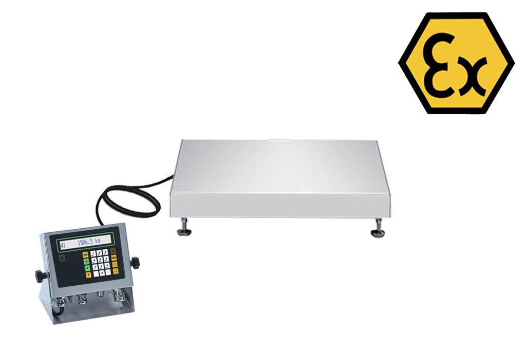 ATEX pakketweegschaal zone 1/21